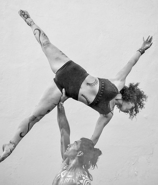 Abstract representation of stable physical strength and balance